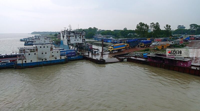 পাটুরিয়া-দৌলতদিয়া-নৌরুটে-ফেরি-চলাচল-শুরু