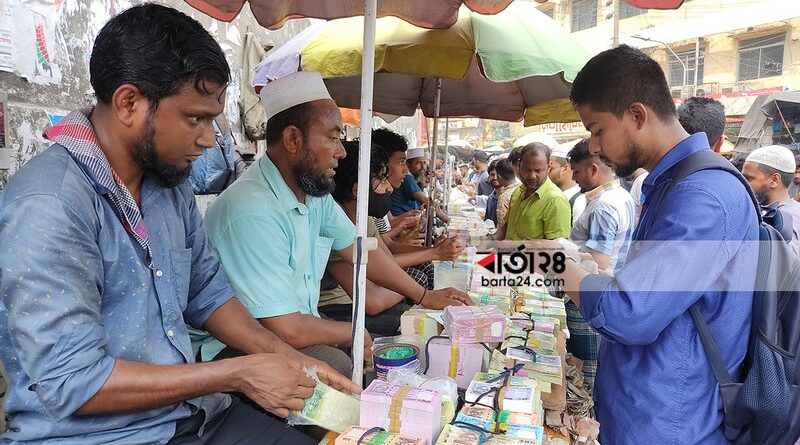 ব্যাংকে-নতুন-টাকা-নাই,-গুলিস্তানে-রমরমা-বাণিজ্য